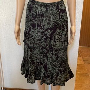Allison Taylor Drk Brown and Green Skirt